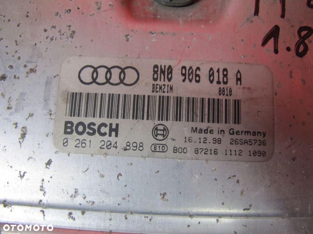 AUDI TT 8N 1.8 T KOMPUTER STACYJKA LICZNIK ZESTAW - 3