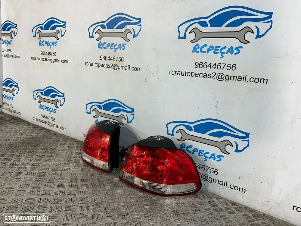 .Conjunto Farolins Tras Traseiros Esquerdo Direito Originais VW VOLKSWAGEN GOLF VI 6 MK6 - 4