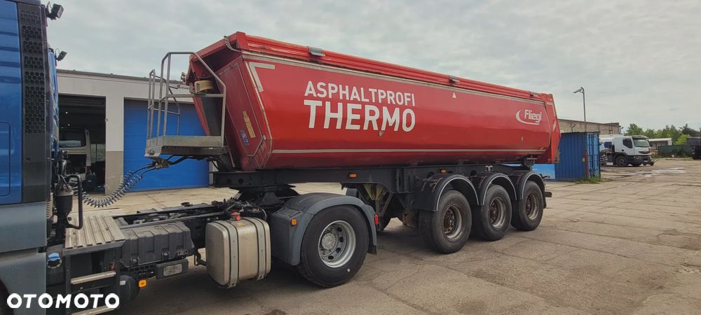 Fliegl DHKS 390 TERMOMULDA, TERMOS ,ASFALT, Brutto! - 1