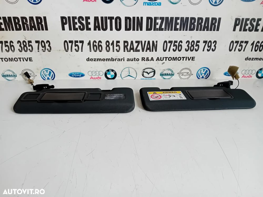 Parasolare Parasolar Stanga Dreapta Alfa Romeo Stelvio Quadrifoglio Negre An 2017-2022 - 2