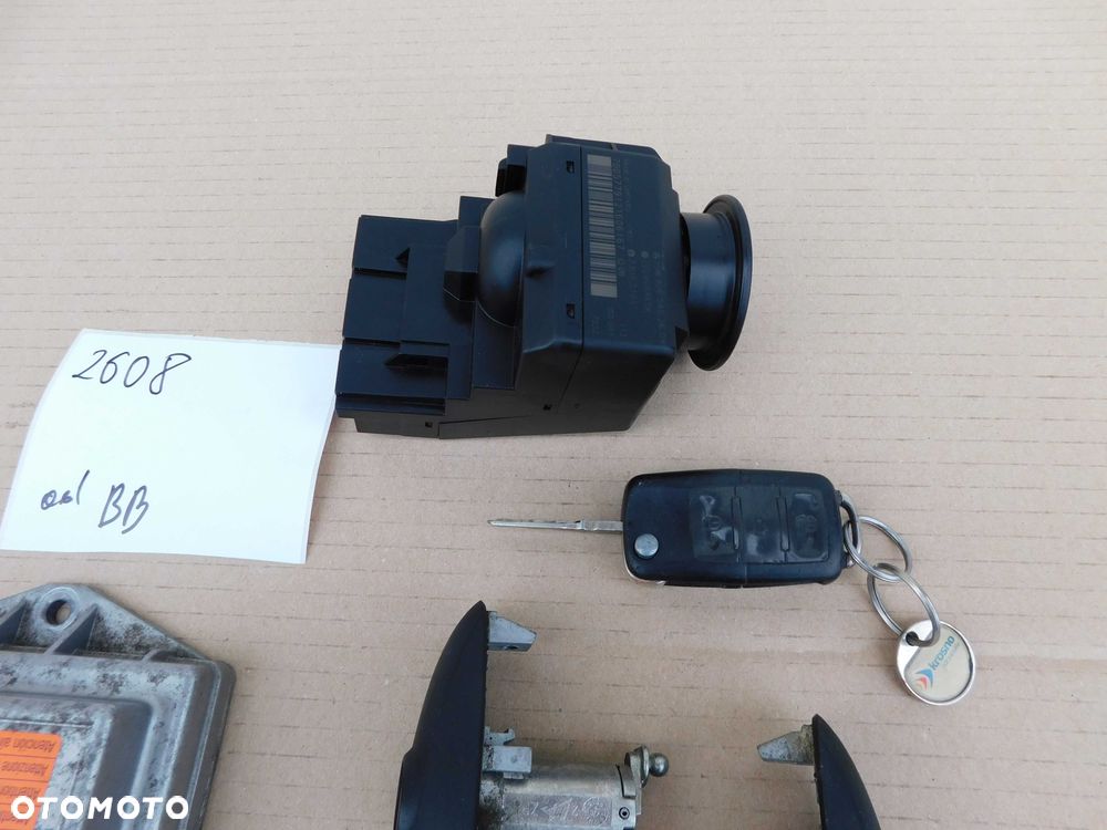 VW Crafter stacyjka kluczyk rygiel sensory poduszek - cały zestaw OEM - 2