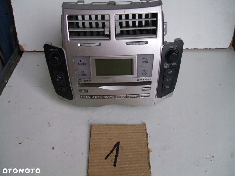 TOYOTA YARIS II RADIO CD RDS MP3 86120-0D210 86120-0D500 - 2