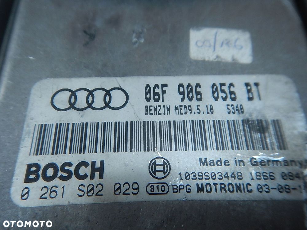 KOMPUTER STEROWNIK SILNIKA AUDI A3 VW GOLF V 2.0 FSI 06F906056BT - 4