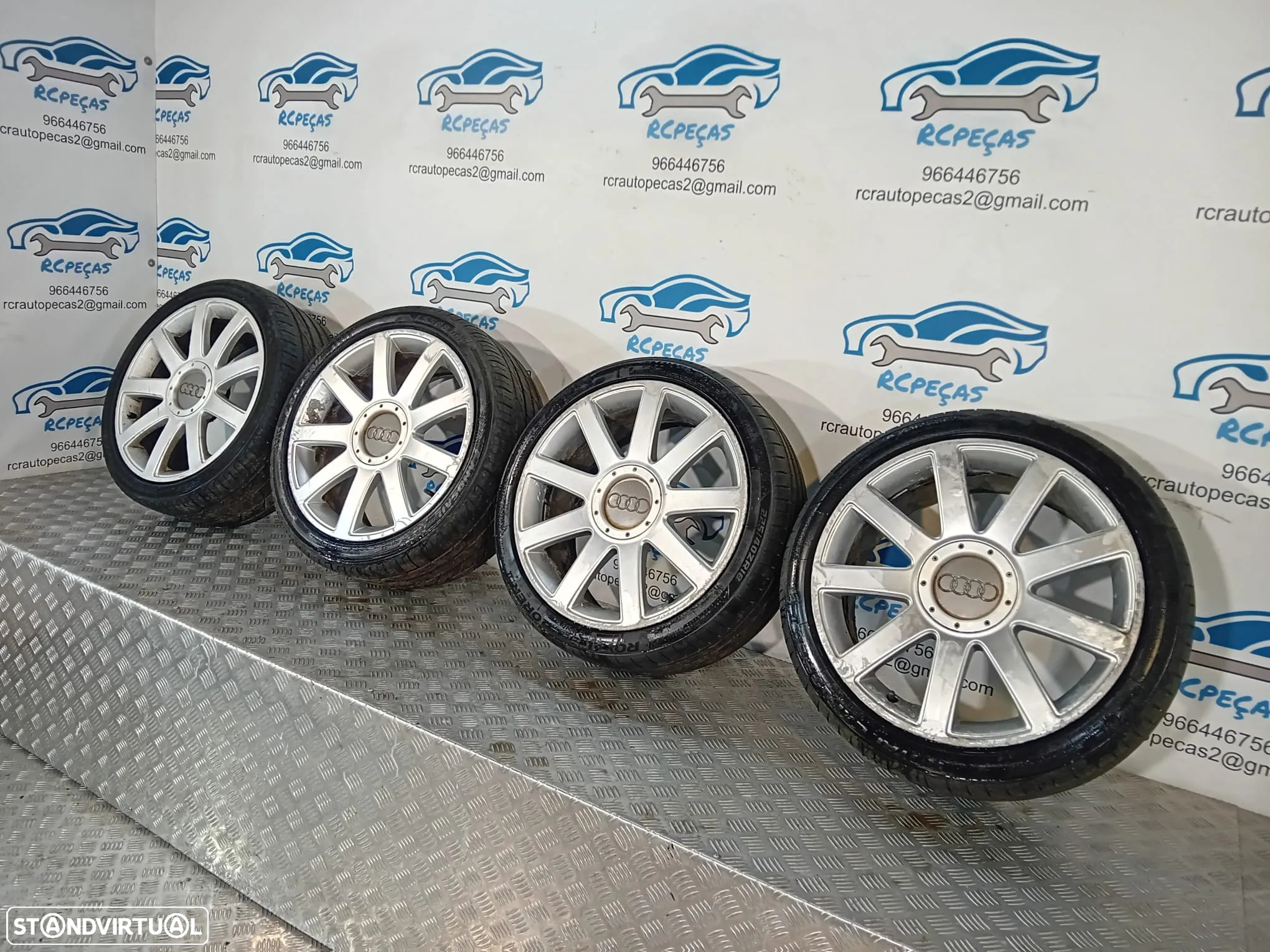 Conjunto Jantes 18 Originais Audi S-line 8J ET43 5x112 4E0601025AB - 4