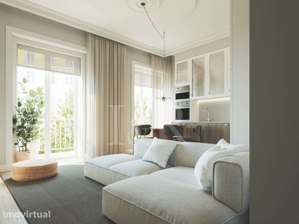 Apartamento T1 com varanda, junto ao Marquês Pombal, Lisboa - Grande imagem: 3/29