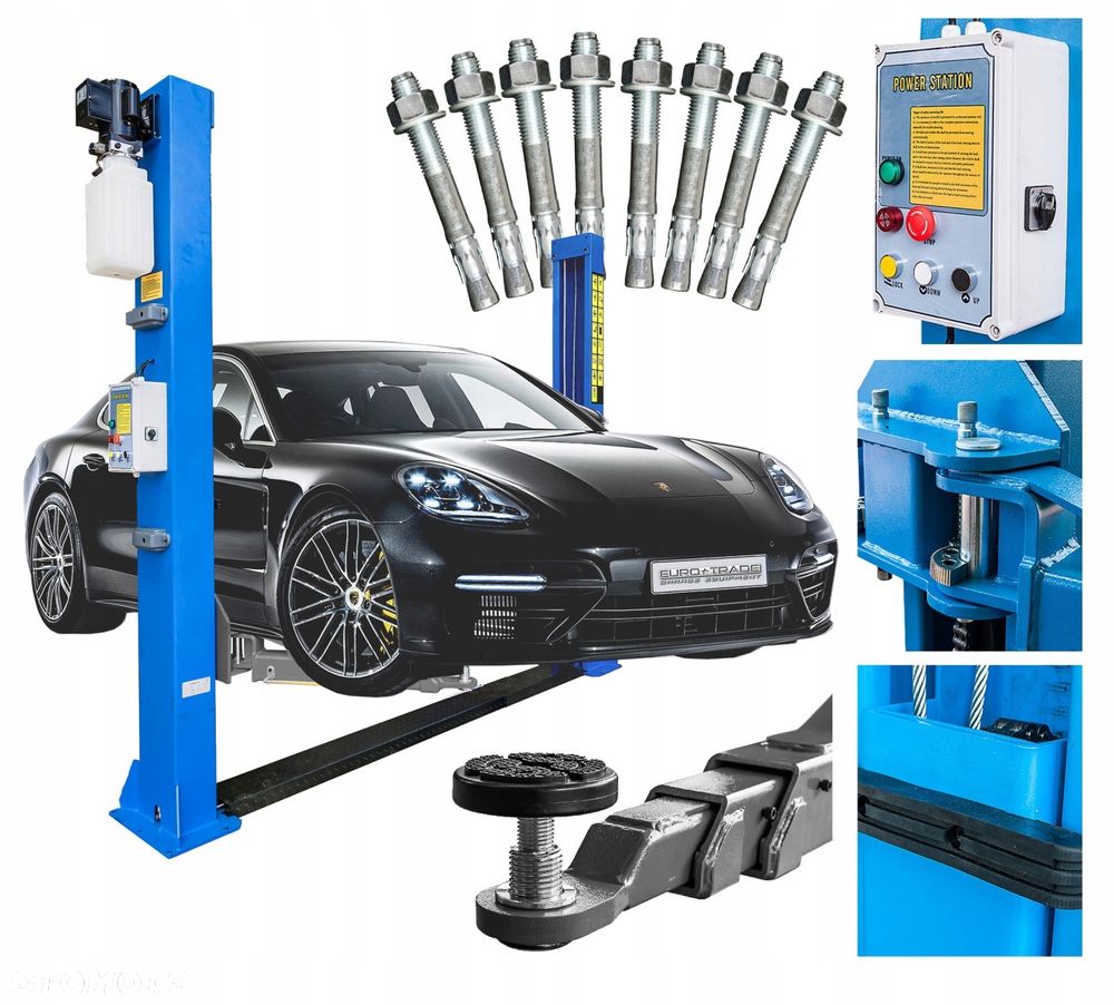 Podnośnik Dwukolumnowy Samochodowy Euro Trade SAE-40 Automatyczny – 4T. - 1