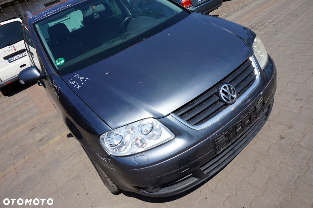 MASKA ZDERZAK BŁOTNIKI LAMPY TOURAN I 1T LD7X  VOLKSWAGEN 2003-2006 SZARY PRZÓD KOMPLETNY - 3