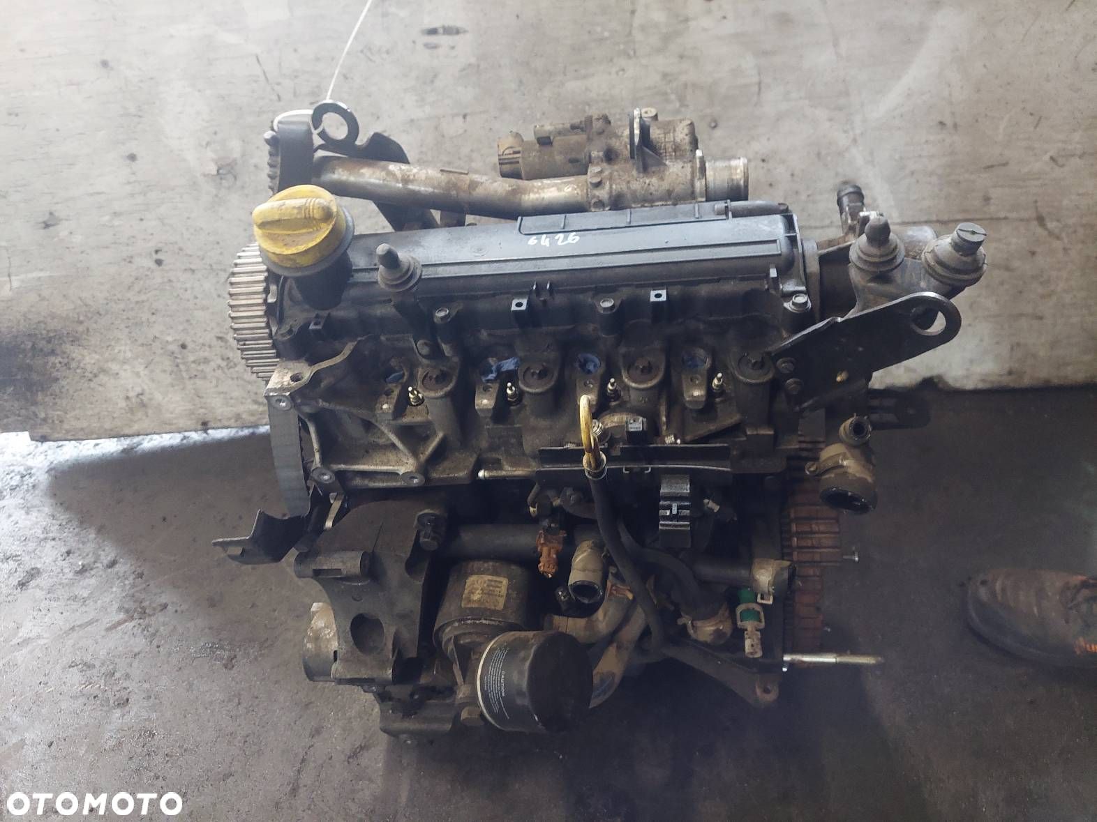 SILNIK DIESEL SŁUPEK NISSAN ALMERA N16 LIFT 1.5 DCI K9K722 - 1