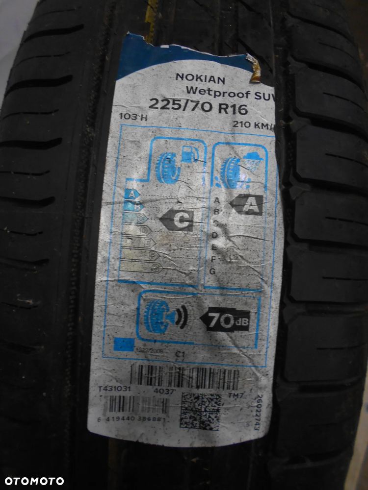 OPONY 225/70R16 NOKIAN WETPROOF SUV DOT 0921 9MM - 5