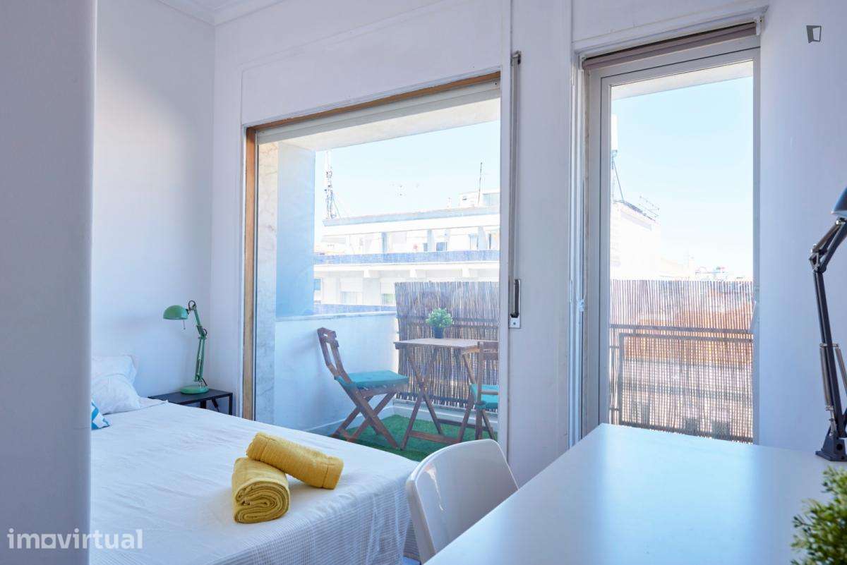 Quarto - localizado em Saldanha Lisbon - Grande imagem: 2/51