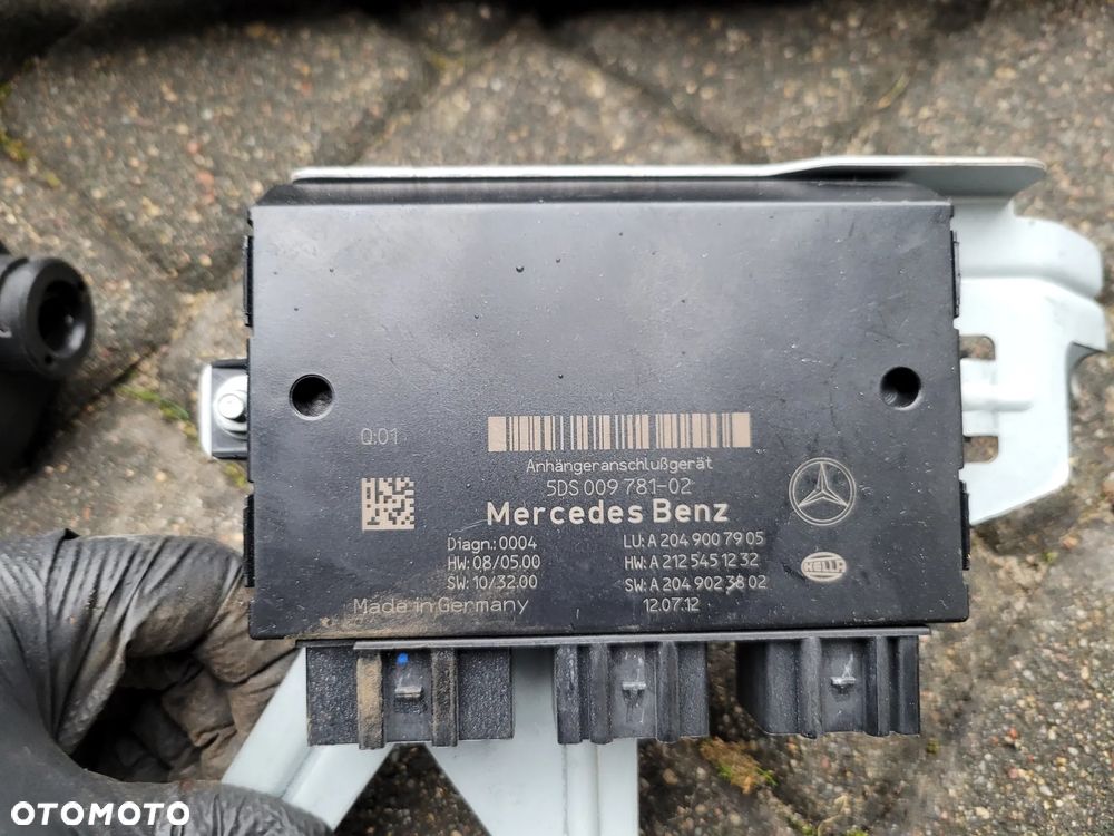 MERCEDES W204 LIFT KOMBI HAK HOLOWNICZY AUTOMAT WYSUWANY ŚRUBY MODUŁ WIĄZKA - 3