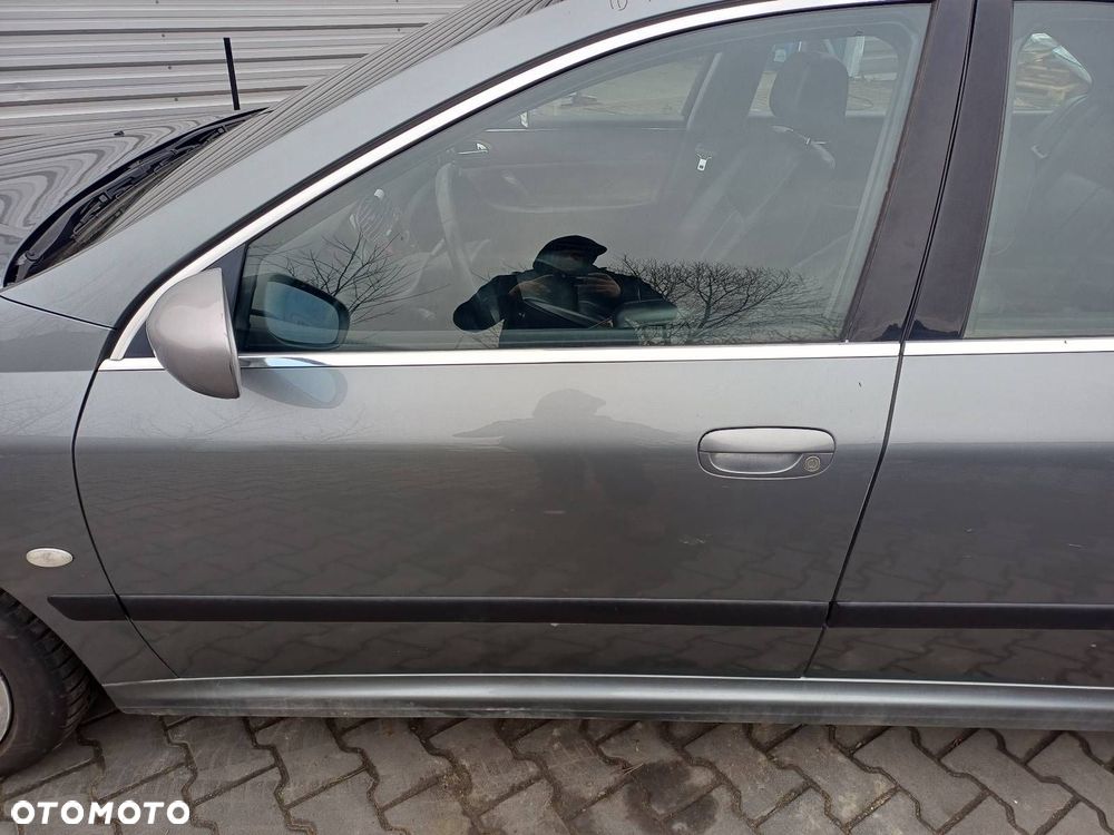 DRZWI KOMPLETNE LEWY PRZÓD + LUSTERKO PEUGEOT 607 I EZDC - 1