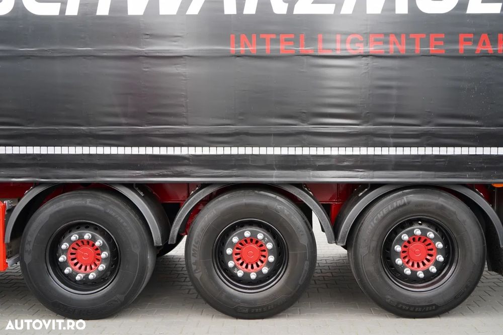 Schwarzmuller CORTINĂ / STANDARD / CORTINĂ RAPIDĂ / COȘ PENTRU PALEȚI / AXE SAF - 25