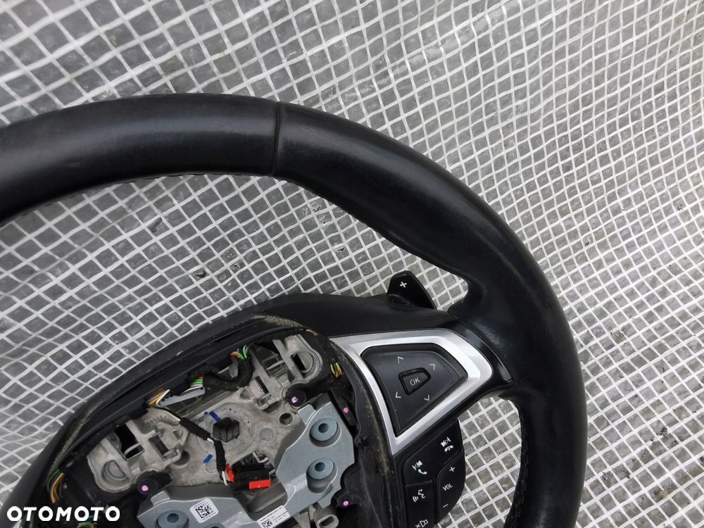 FORD MONDEO MK5 MKV 14- KIEROWNICA MULTIFUNKCJA ŁOPATKI SKÓRZANA - 4