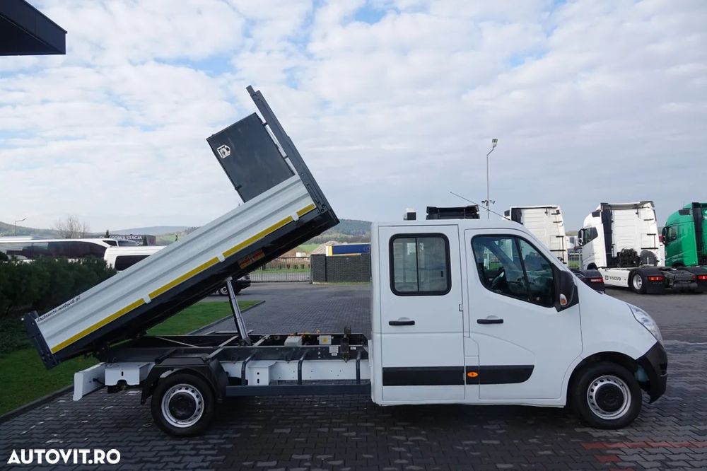 Renault MASTER / DCI 135 / BASCULATOR / CAMION CU OPȚIUNI 7 LOCURI / MANUAL - 7