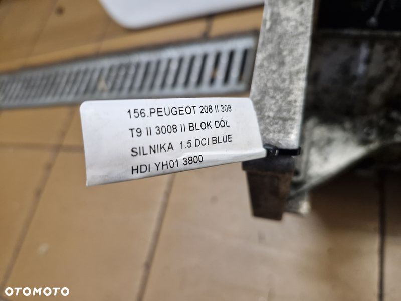 peugeot 208 2 ii 308 2 ii t9 3008 2 ii 1.5 hdi blue hdi blok silnika dół yh01 - 2