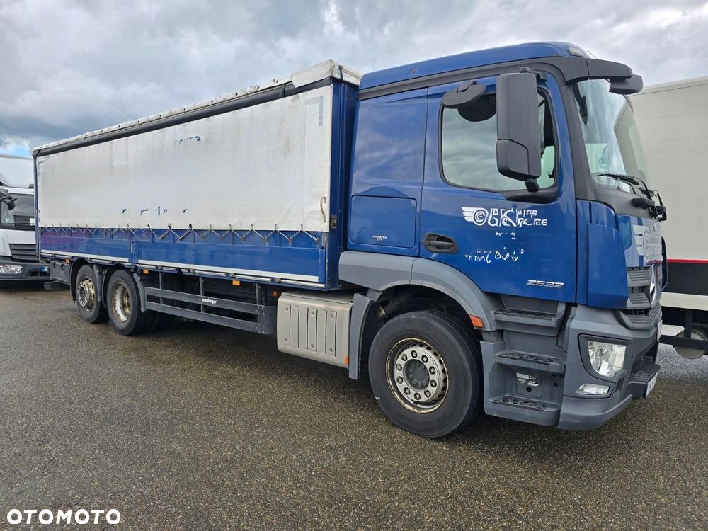 Mercedes-Benz ACTROS 2532 / BURTO FIRANKA PLANDEKA DO BUDOWLANKI STALI RAMA DO ZABUDOWY - 1