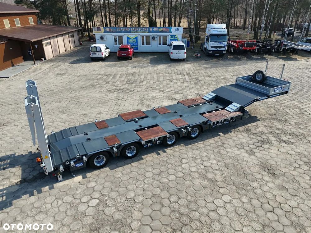 Inny 4 OSIOWA NACZEPA NISKOPODWOZIOWA Z ZAGŁĘBIENIAMI NA KOŁA! NAJAZDY HYDRAULICZNE - 2