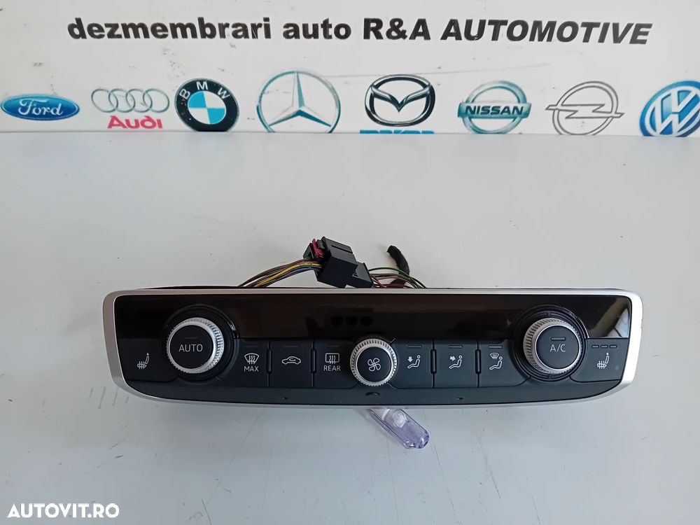 Panou Modul Climatronic Audi A3 8V 2013-2020 Cu Incalzire In Scaune Cod 8V0820043AK - 6