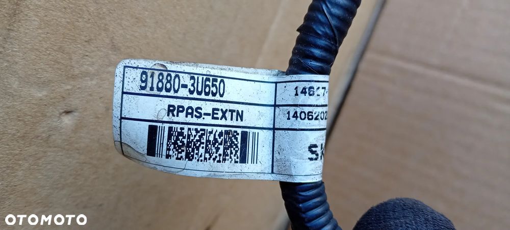 Wiązka instalacja czujników PDC zderzaka tył Kia Sportage III 91880-3U650 - 10