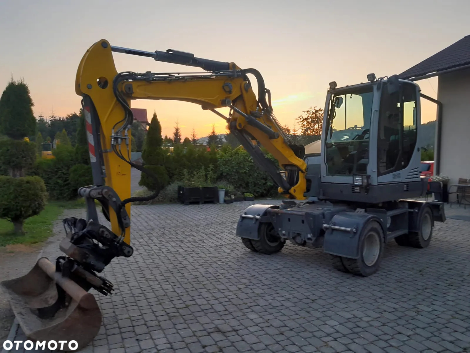 Wacker Neuson EW65 2018r 3062mtg. głowica obrotowa ze szczypcami, KLIMA - 8