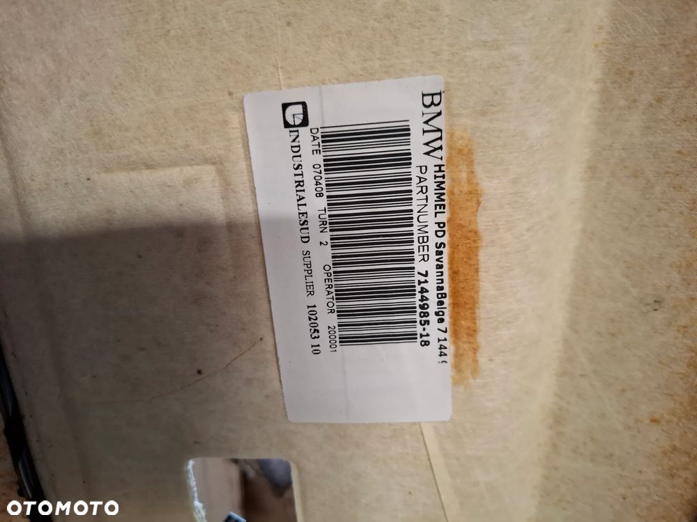 PODSUFITKI SAVANNA BEIGE SZYBERDACH PANORAMA BMW 3 E91 SLASK - 5