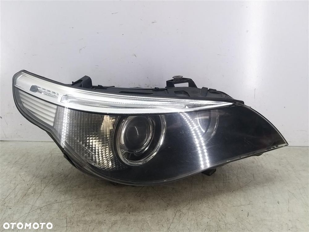 Reflektor lampa przód prawa BMW 5 E60 E61 12872400 SKRĘTNA PRZETWORNICA - 1