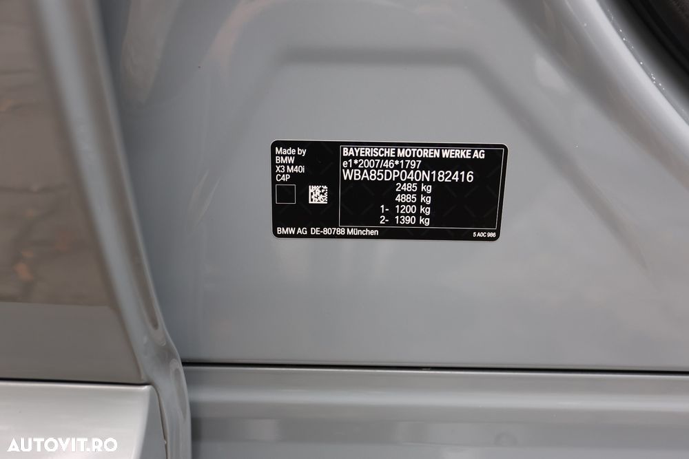 BMW X3 M M40i AT MHEV - 36