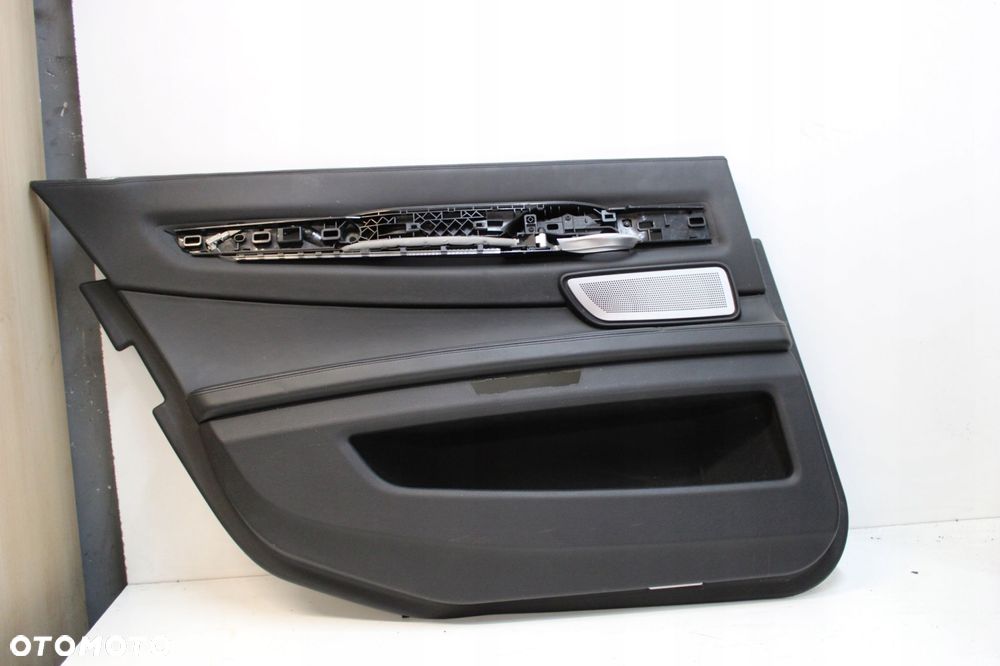 BMW 7 F01 F02 760LI INIVIDUAL BANG OLUFSEN BOCZEK BOCZKI SKÓRA CZARNA 4SZT - 2