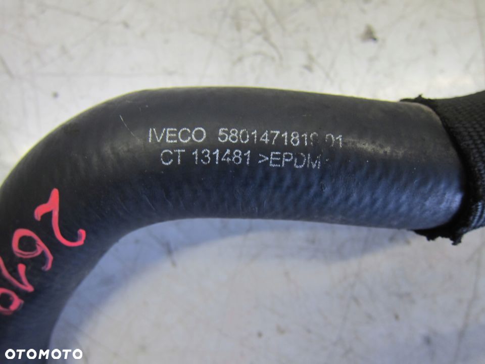 PRZEWÓD WĄŻ WODY EURO V IVECO DAILY 2.3HPI 2012R - 2