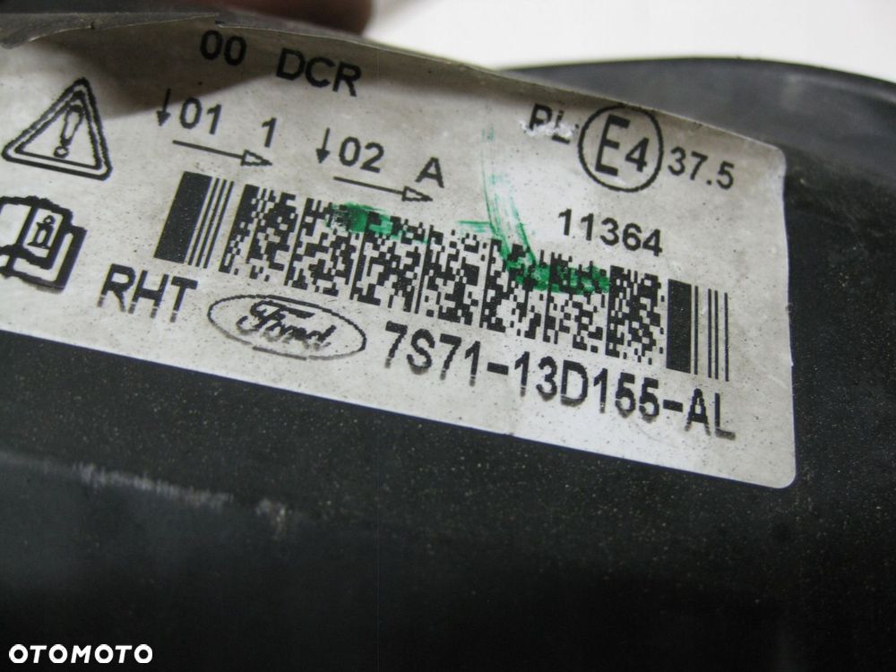 FORD MONDEO MK4 08R LAMPA LEWY PRZÓD XENON 7S71-13D155-AL EU - 8