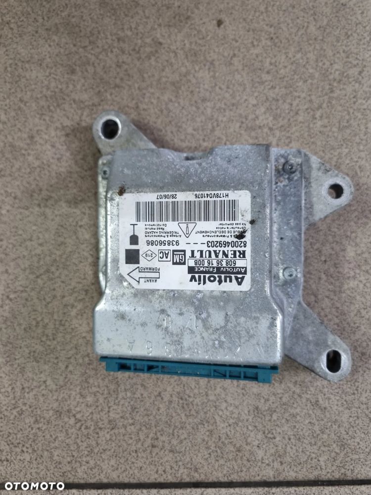 MODUŁ SENSOR AIRBAG PRIMASTAR TRAFIC VIVARO 01-14 - 1
