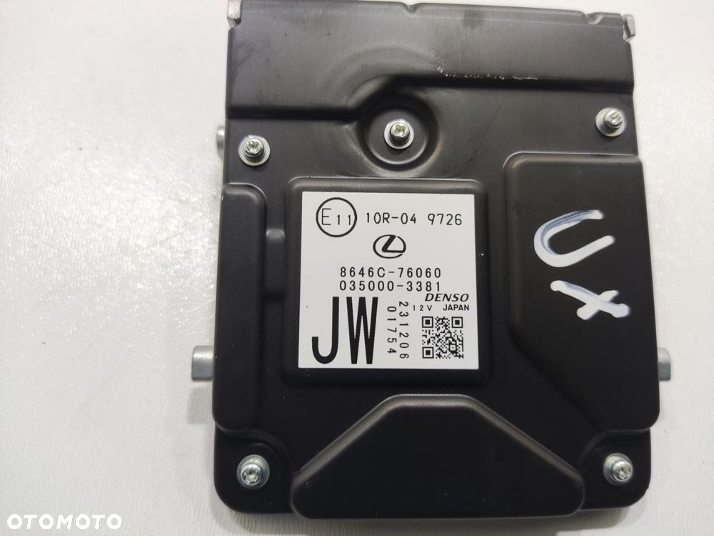 KAMERA SZYBY CZOŁOWEJ PRZÓD LEXUS UX 2018-2021 8646C-76060 - 5