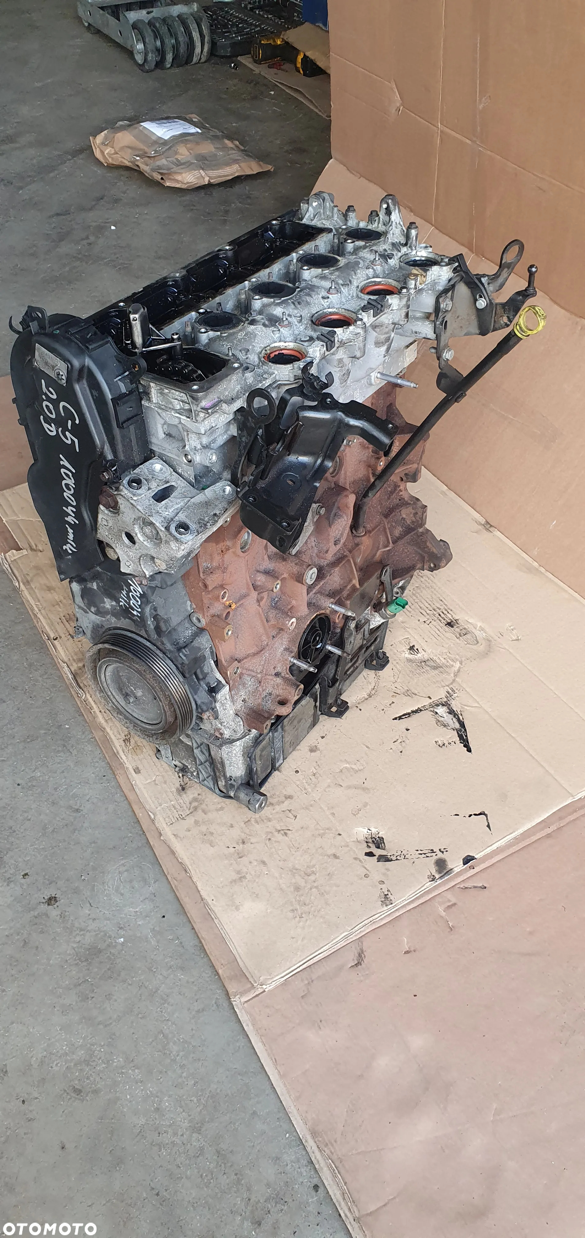 Silnik słupek blok Citroen C5 III 2.0 HDI RH01 - 3