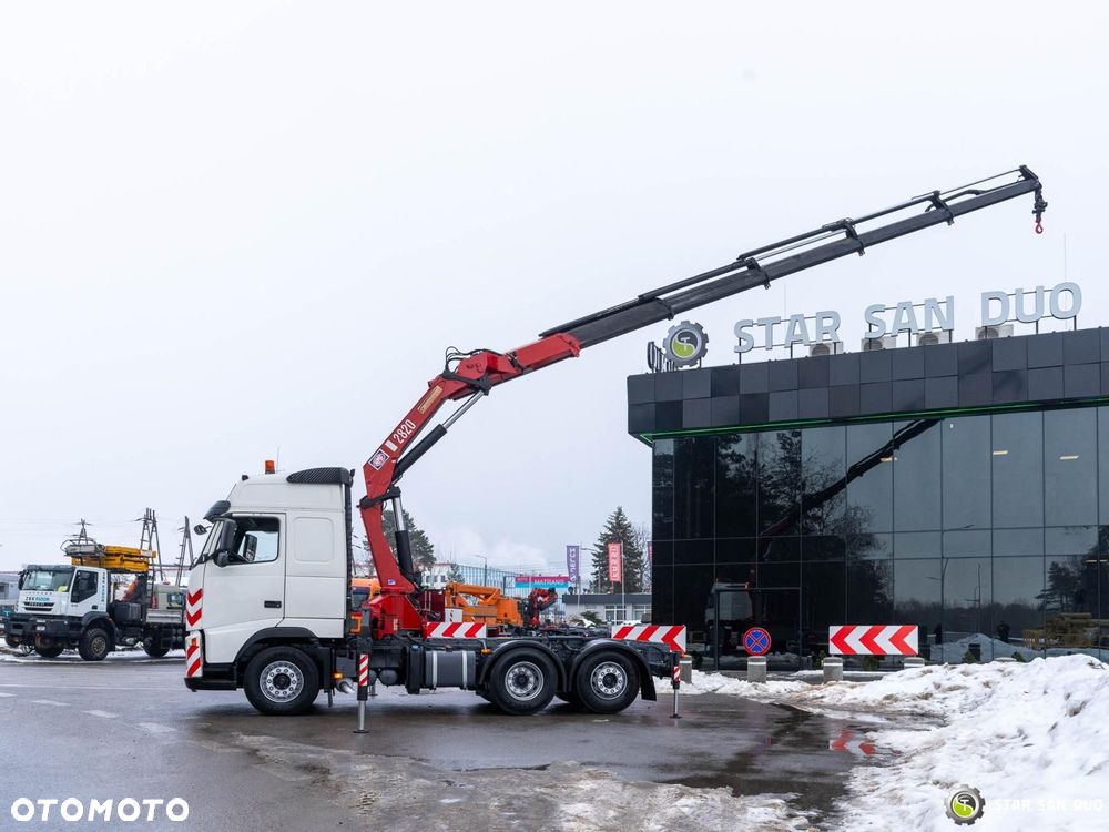 Volvo FH480 6x2 HMF 2820-K6 HDS Żuraw Ciągnik Siodło - 3