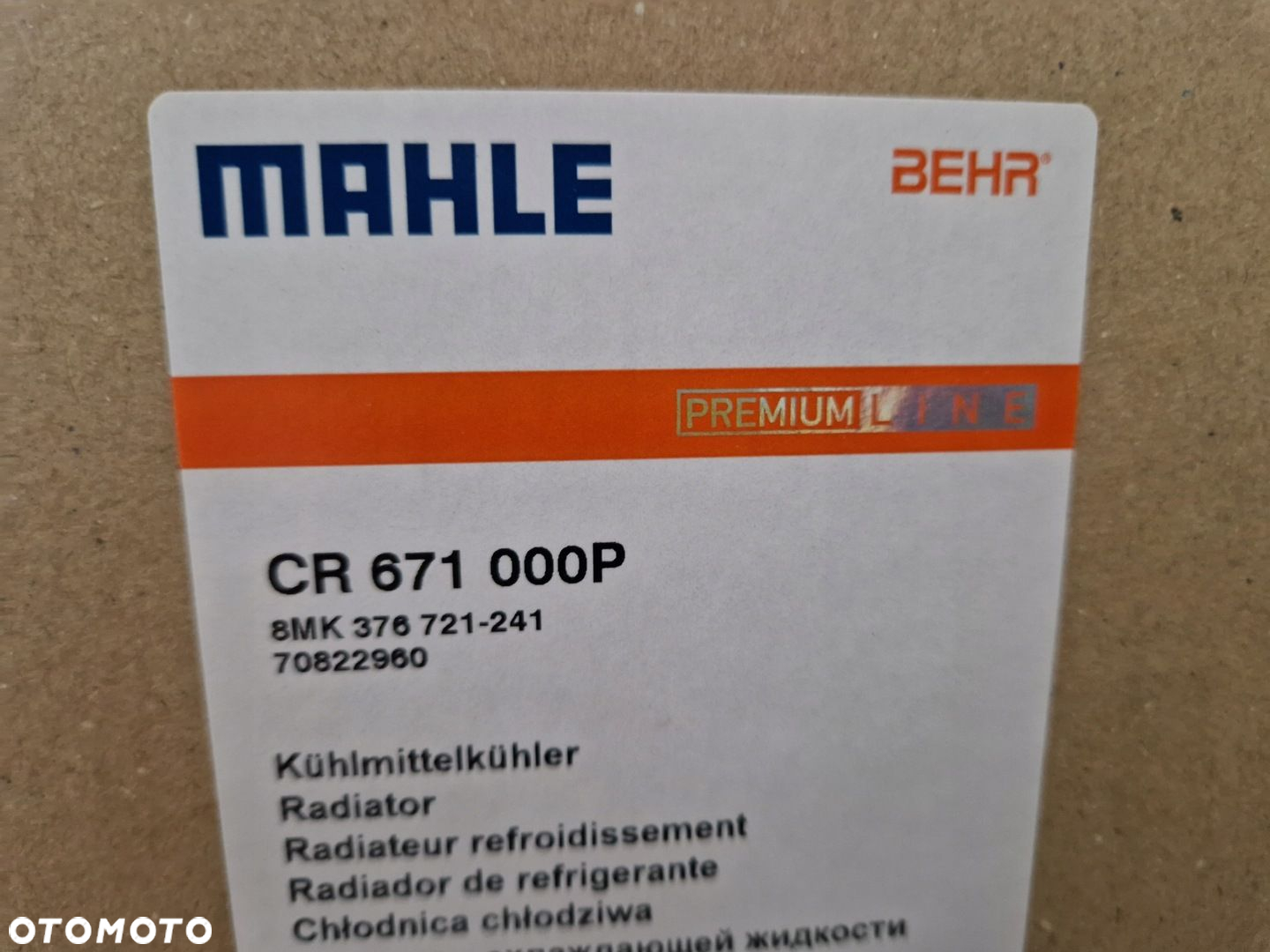 MERCEDES ATEGO ATEGO 2 II CHLODNICA WODY NOWA ORYGINAŁ MAHLE CR 671 000P - 2