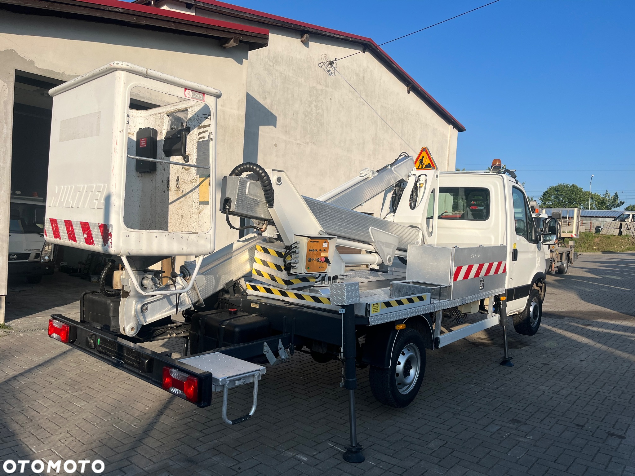 Iveco Podnośnik koszowy Izolowany Kosz Multitel mx170 17 metrów 10 w Bok Zwyżka jak Ruthmann Gsr Wumag - 21