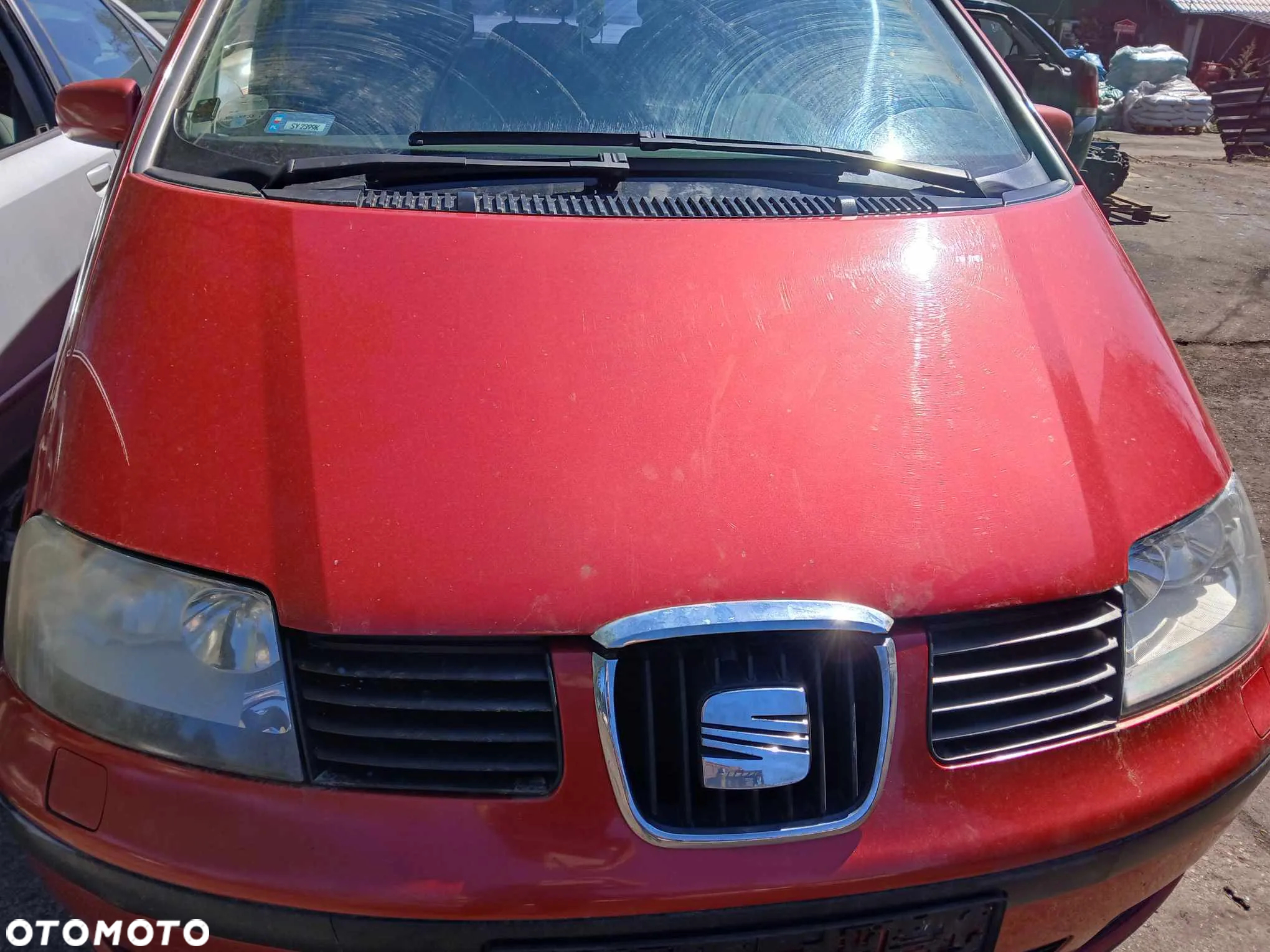 Seat Alhambra  maska, lampa przednia prawa,klapa bagażnika - 2