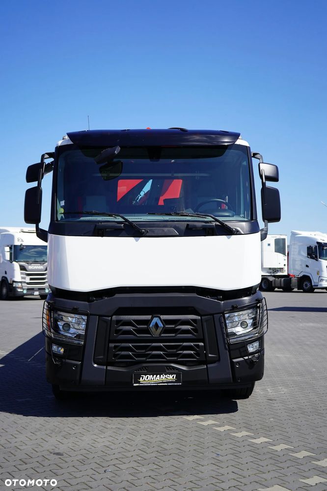 Renault C 430 / 6 X 2 / E 6 / SKRZYNIOWY + HDS / FASSI F 195 / ROTATOR / PILOT / DŁ. 8,05 M - 15