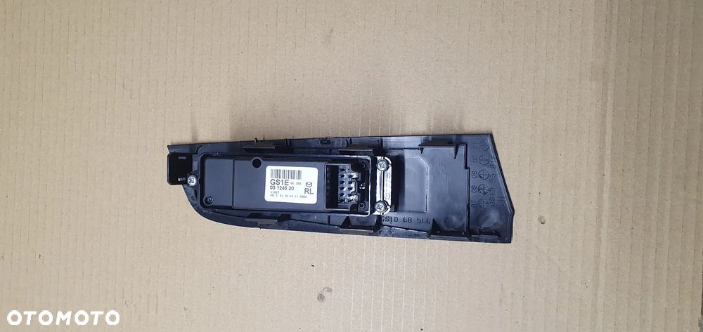 Przełącznik szyby lewy tył tylny Mazda 6 II GS1E66380 - 3