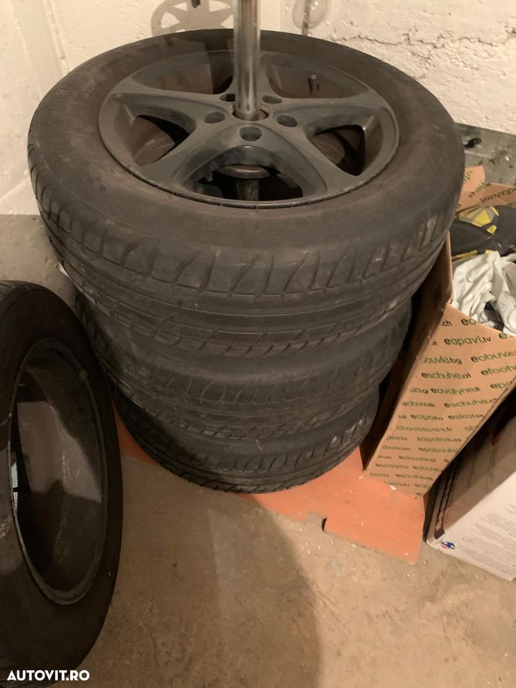 Jante CMS negre + anvelope vară 215/60 R16 99V – stare perfectă!!! - 6