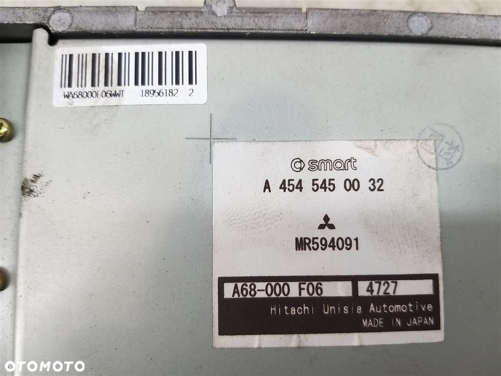 Sterownik wspomagania Smart Forfour I 1.5B 107KM 2004-2006 HITACHI - 2