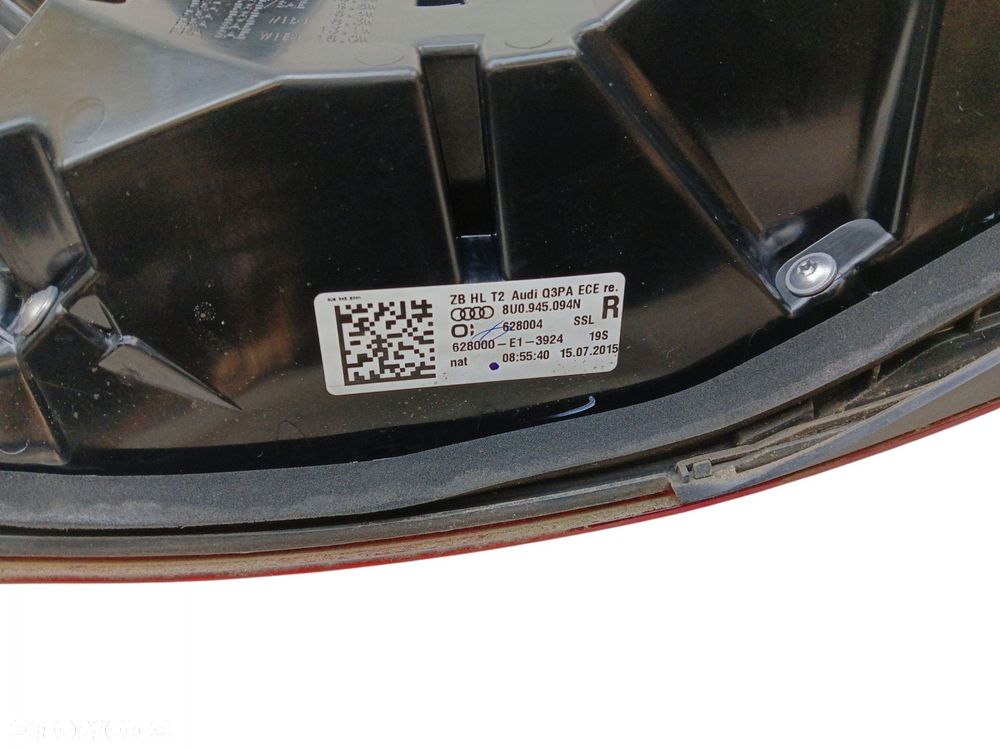 LAMPA PRAWY TYŁ LED AUDI Q3 I 8U LIFT (14-18) 8U0945094N - 3