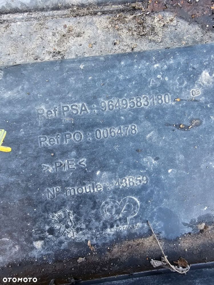 PAS PRZEDNI CHŁODNICA WODY KLIMATYZACJI WENTYLATOR PEUGEOT 207 07 1.6THP - 15