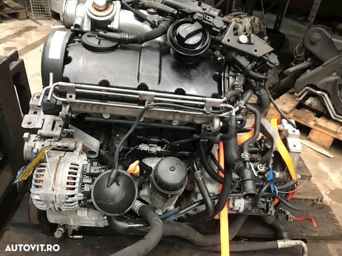 Motor 1.9 tdi AWX AJM AXR Audi Volksvagen turbo pompa injectie injectoare bloc motor chiuloasa - 6
