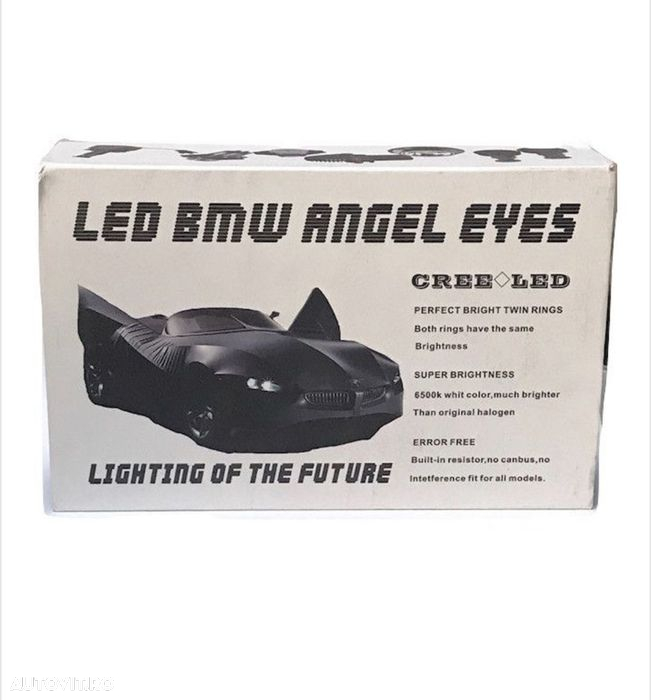 Set Led Marker CANBUS Angel Eyes BMW H8 40W 6500K - 5