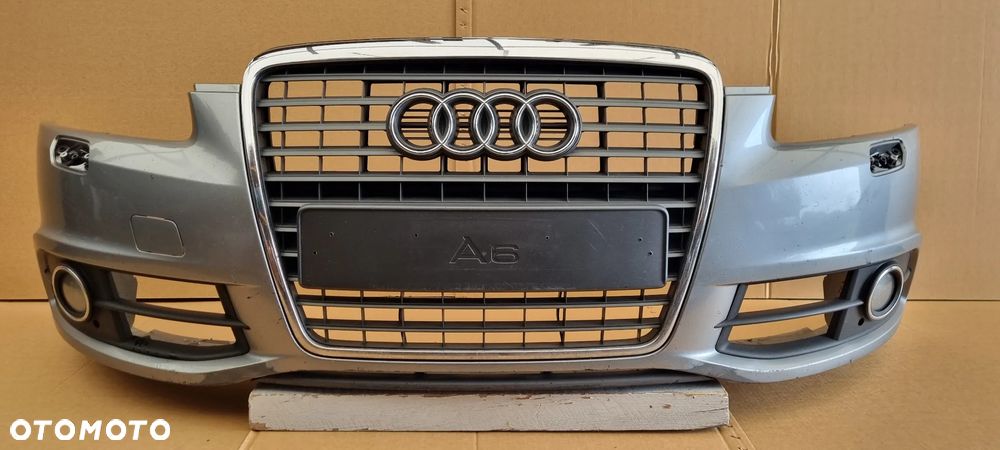 AUDI A6 C6 LIFT S-LINE 2008- Zderzak przód oryginał MB107 - 2
