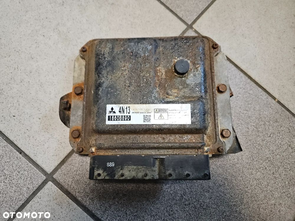 Sterownik komputer silnika Mitsubishi ASX 1,8 DI-D 110kW 150KM 2011r 4N13 1860B890 - 1