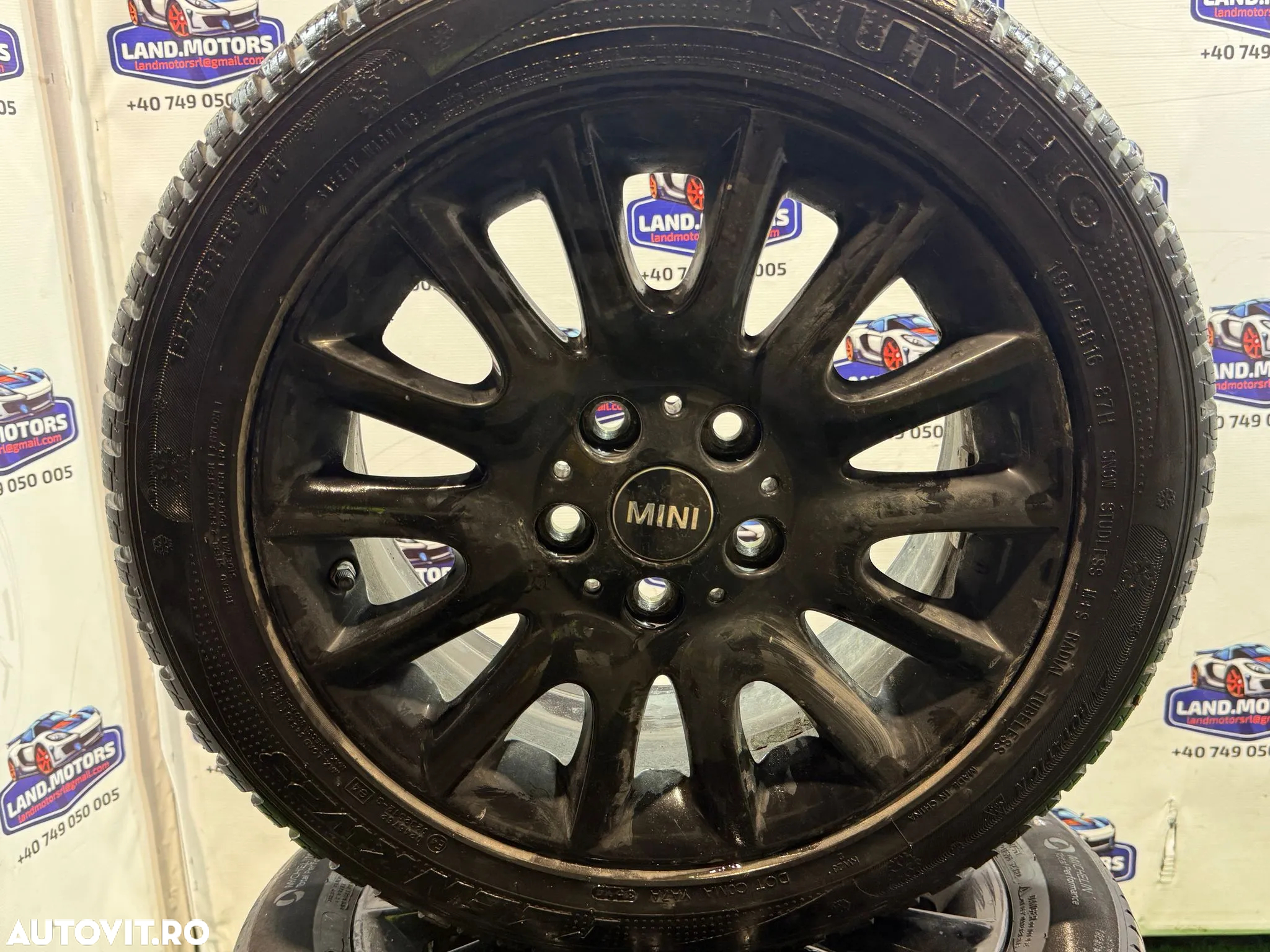 JANTE + CAUCIUCURI 5x112 195. 55. R16 MINI COOPER D F55 1.5 DIESEL 2016 2014-2020 - 3