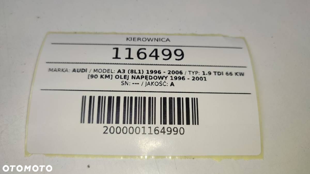 KIEROWNICA CZTERORAMIENNA SKÓRZANA CZARNA FORD S-MAX I MK1 3M513600B - 7